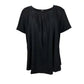 Square neck Solid Short Sleeve T shirt - Chic & Elegant style