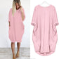 Buy 2 get 20%off💝 Women Casual Loose Pocket Long Sleeves Dress