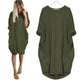 Buy 2 get 20%off💝 Women Casual Loose Pocket Long Sleeves Dress