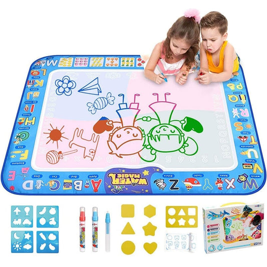 🎄Christmas Sale 49% OFF🎁Water Doodle Mat ,Aqua Painting Drawing Mat Mess Free Learning Toy Mat