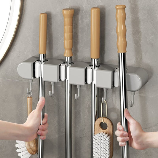 🔥Summer Biggest Sale🔥Multifunctional Mop Holder with Hook