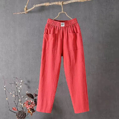 Women's Solid Color Loose Pants-Buy 2 get 10%off