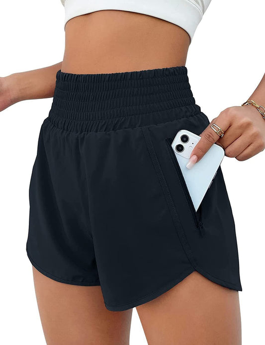 🔥HOT SALE - 49% OFF🔥Women's Athletic Shorts High Waisted Running Shorts