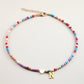 Colorful Beads Initial Choker