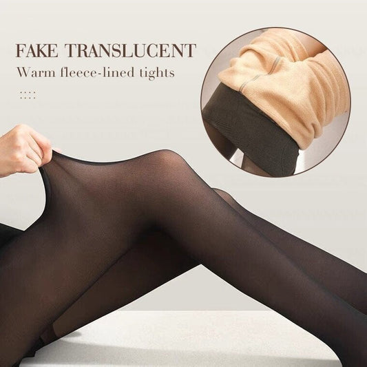 🎉BUY 2 GET 10%OFF🔥Warm Plush Lined Elastic Tights