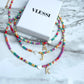 Colorful Beads Initial Choker