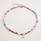 Colorful Beads Initial Choker