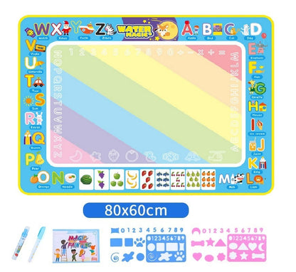 🎄Christmas Sale 49% OFF🎁Water Doodle Mat ,Aqua Painting Drawing Mat Mess Free Learning Toy Mat